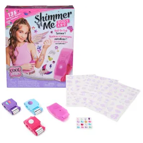 Tatuajes Temporales Shimmer Me Body Art con Rodillo y Joyas