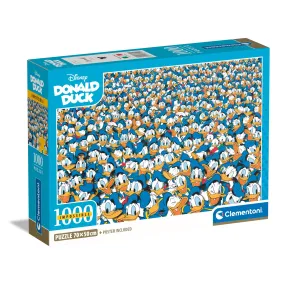 Puzzle Imposible de 1000 Piezas de Donald Duck - Clementoni