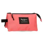 Estuche Triple Pepe Jeans Aris 22x12x5 cm Poliéster