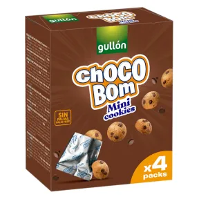 Mini Cookies Choco Bom Gullon 160 g (4 x 40 g) CR