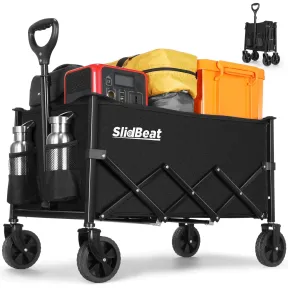 Carrito Todo Terreno Plegable con Ruedas 360° y Mango Ajustable