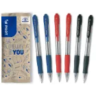 Bolígrafos Retráctiles PILOT Super Grip - Set de 6 