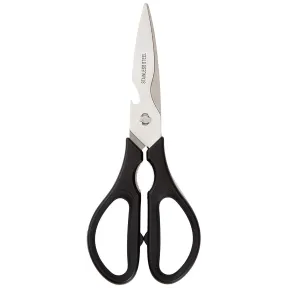 Tijeras de Cocina Multifunción Amazon Basics, 20,32 cm, Negro