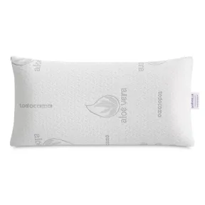Almohada Viscoelástica con Aloe Vera 75 cm | Doble Funda