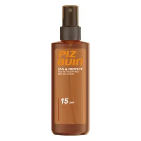 Bronceador Solar Piz Buin con SPF15 y Aceite Intensificante