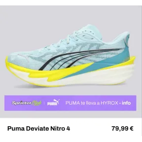 Nitro 4 PUMA DEVIATE: Rendimiento y Estilo en Carrera