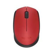 Ratón Inalámbrico Rojo Logitech M171 con Sensor Óptico