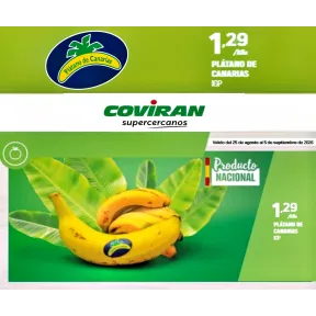 1,29€/Kilo de IGP Plátano de Canarias