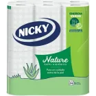 Papel Higiénico Nicky Nature 3 Capas, 24 Rollos