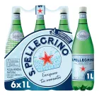 Agua con Gas San Pellegrino 6 botellas de 1L