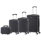 Maletas Elegantes de Viaje: Carcasa ABS, 4 Ruedas 360°