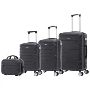Maletas Elegantes de Viaje: Carcasa ABS, 4 Ruedas 360°
