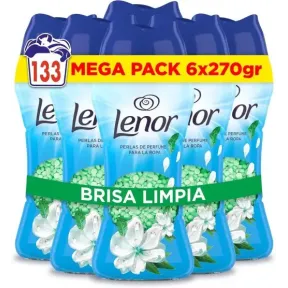 Lenor Perlas de Perfume 133 Lavados (6 x 270g)