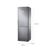 Frigorífico Inox 339L Combi AI 185cm Clase E RB33J3515S9EF