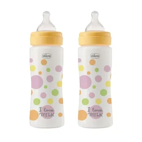 Biberones Chicco Perfect Easy 330 ml Anticólicos Pack 2
