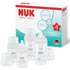 Biberones NUK Perfect Match: Set de 4 unidades