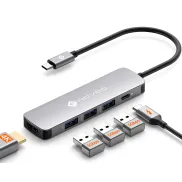 Estación de Acoplamiento USB C 5 en 1 con HDMI 4K y PD 100W