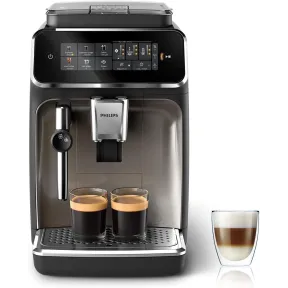 Cafetera Superautomática PHILIPS 3300 con Espumador y 5 Bebidas