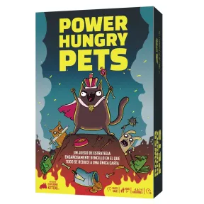 Juego de Estrategia: Power Hungry Pets de Exploding Kittens