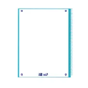 Cuaderno Oxford A4+ cuadrícula 5x5, tapa dura, azul