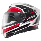 Casco Integral Schuberth S3 Apex Blanco Negro Rojo - Tallas Varias