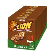 Barritas de Chocolate y Caramelo Nestlé Lion, Pack de 32