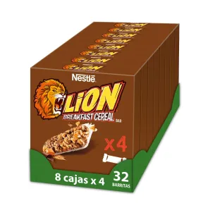 Barritas de Chocolate y Caramelo Nestlé Lion, Pack de 32