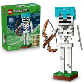 Esqueleto de Juguete LEGO Minecraft con Casco de Diamante