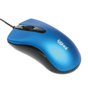 Ratón Azul USB 1200DPI - Modelo Iggual