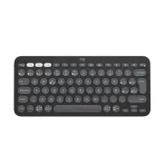Teclado Inalámbrico Logitech K380s Pebble Grafito (OUTLET A)