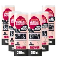Gel de Ducha Vainilla y Frambuesa, 100% Natural, 250ml