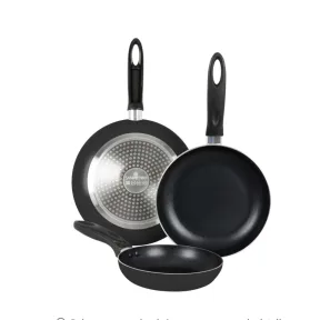 Sartenes de Aluminio SANPIETRO Roden 18-22-26 cm, Set 3 piezas