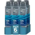 Desodorante Dove Men +Care 6x 150ml para hombres
