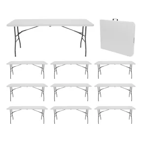 10 Mesas Rectangulares Plegables Thinia Home para Catering