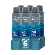 Dove Men + Care Aerosol Clean Comfort 150 ml - 72 h Protección