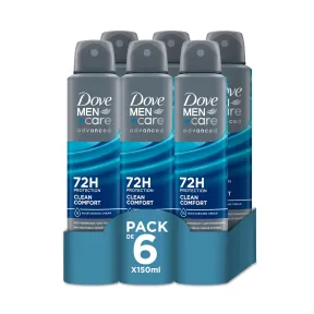 Dove Men + Care Aerosol Clean Comfort 150 ml - 72 h Protección