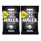 Halls Caramelos Sin Azúcar, 2 Paquetes de 32g Extra Fuerte