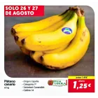 Plátano Cat. 1ª de Canarias a 1,25€ el Kilo