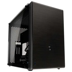 Raijintek Ophion M Evo TGS - Caja M-ATX Negra con Ventiladores