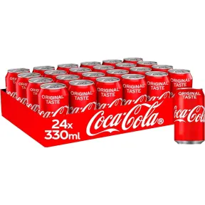 Pack de 24 Latas Coca-Cola Sabor Original 330 ml