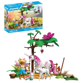 Establo Encantado de Unicornio para mamá y Potro PLAYMOBIL