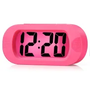 Reloj Despertador Digital LCD de Viaje con Snooze y Luz Nocturna