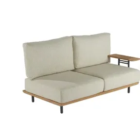 Sofá de teca NATERIAL Calisto beige para jardín 2 plazas