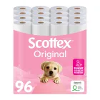 Papel higiénico Scottex Original, 96 rollos.
