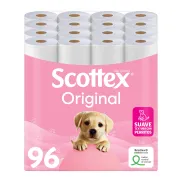 Papel higiénico Scottex Original, 96 rollos.