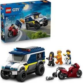 Furgoneta de Transporte Penitenciario LEGO City con 3 Minifiguras