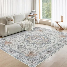 Alfombra Antideslizante 120x170CM Lavable para Salón CHOSHOME