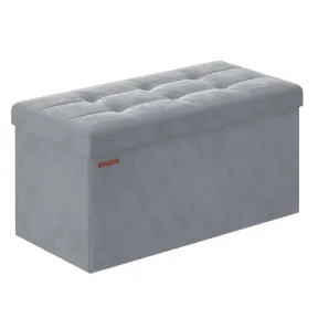Puff Plegable de Almacenaje SONGMICS, 38 x 76 x 38 cm