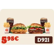 Krispper pequeño o Menú Whopper