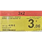 Jamón Duroc Reserva NICO SIN ADITIVOS a 12,75 €/kg (3x2)